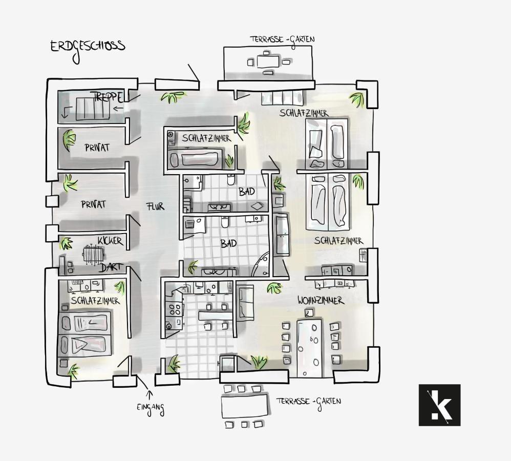 Ferienwohnung Fuchsbau Im Eg Des Ferienhauses Falkenhoehe Schwarzatal Экстерьер фото