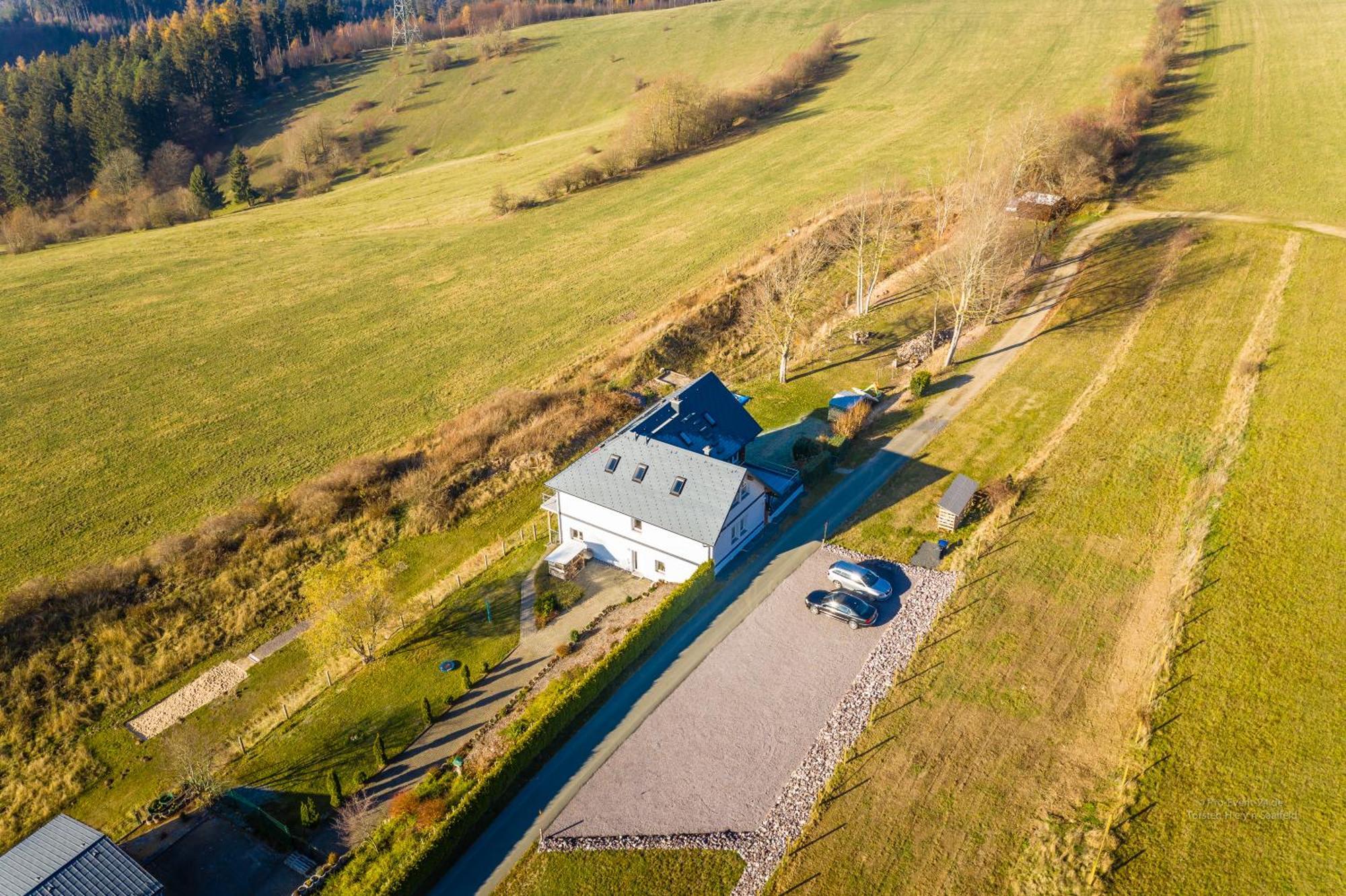 Ferienwohnung Fuchsbau Im Eg Des Ferienhauses Falkenhoehe Schwarzatal Экстерьер фото